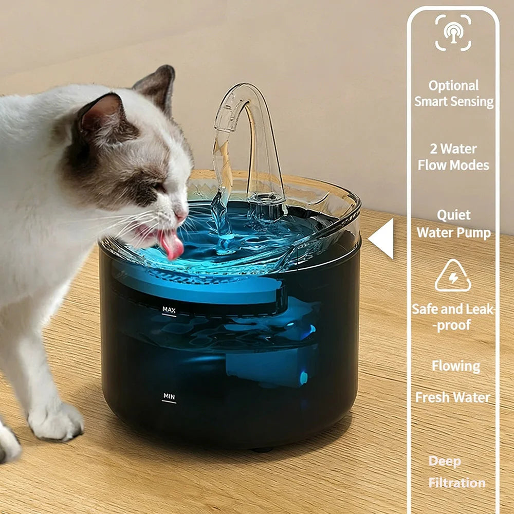 Fuente de Agua Inteligente "PureFlow" – 2.2L Ultra Silenciosa