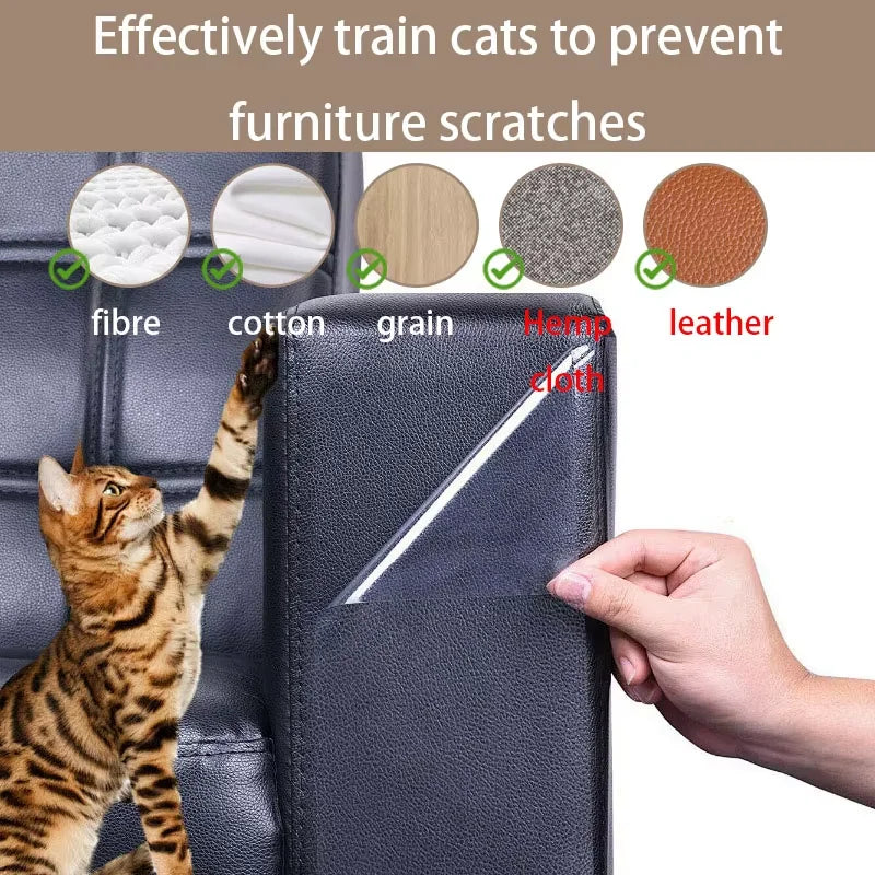 "Protector de Muebles Invisible para Gatos".