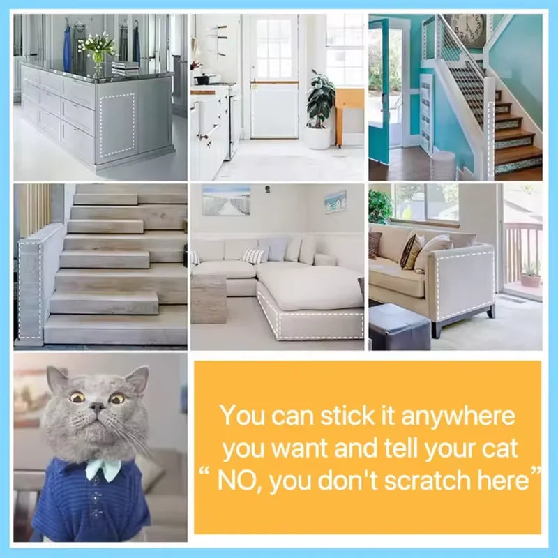 "Protector de Muebles Invisible para Gatos".
