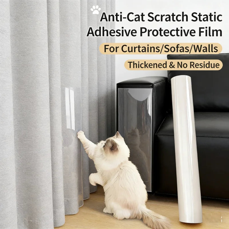 "Protector de Muebles Invisible para Gatos".